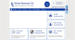 Desktop Screenshot of kitchen-generator.co.uk