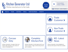 Tablet Screenshot of kitchen-generator.co.uk